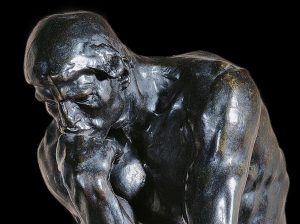 Auguste Rodin, Mislilac, c. 1880., odljev iz 1956. (Izvor: Musei Vaticani)