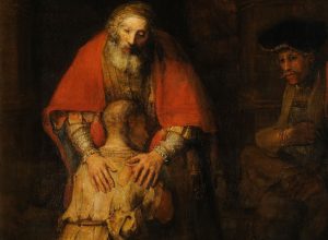 Rembrandt van Rijn, "Povratak izgubljenog sina", c. 1661–1669. (Izvor: Wikimedia Commons).